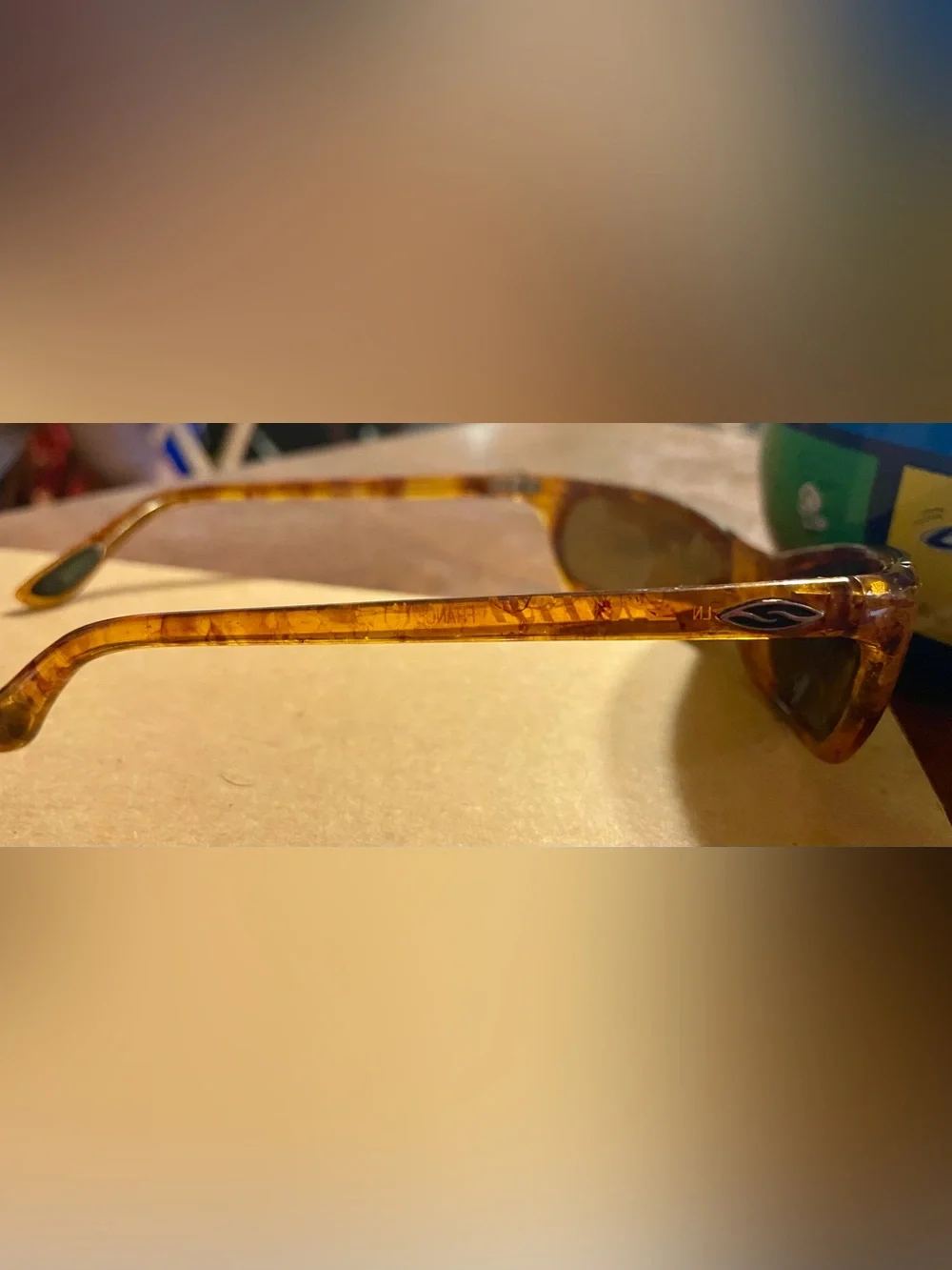 Unisex SMITH Tortoise Amber Frame Sunglasses with Brown Lenses